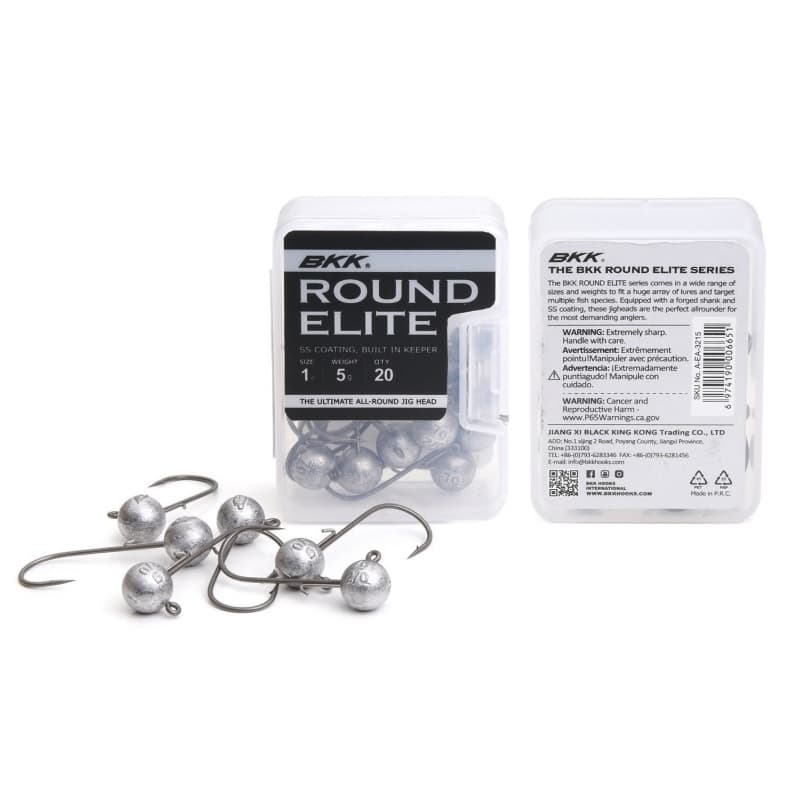 BKK Round Elite Jig Head 5g - 4/0# 20-pakning