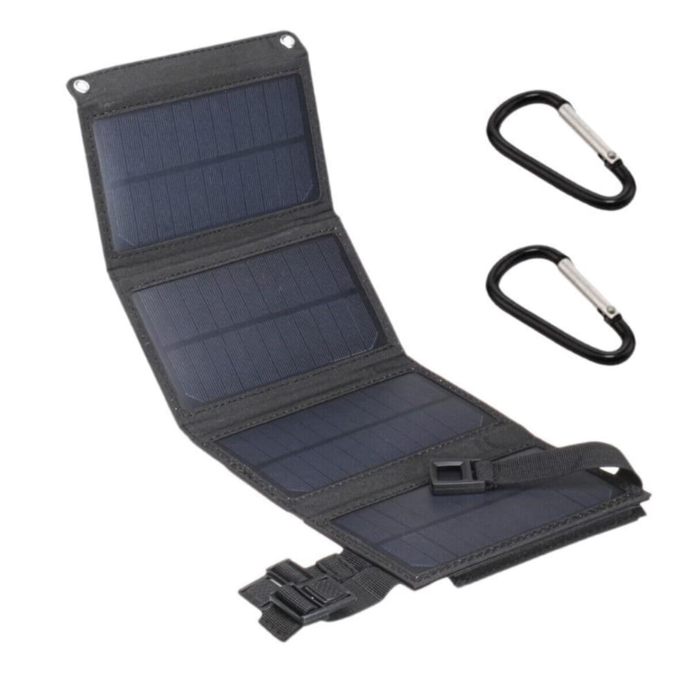 20W sammenleggbar solcellepanel bærbar kraftstasjonsgenerator USB - lader