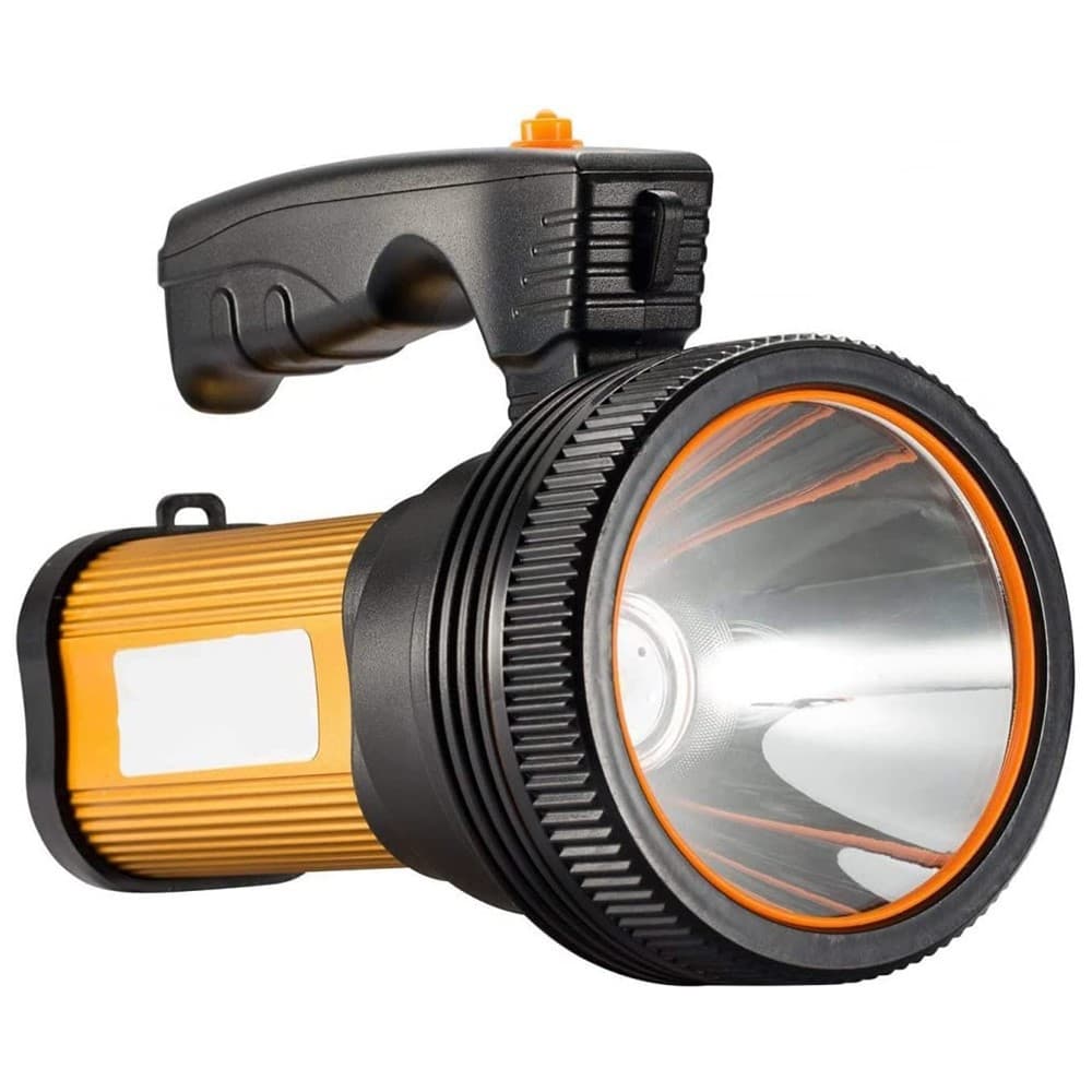 Høy effekt Spotlight Ultra Bright Long Range Nødlommelykt Power Bank