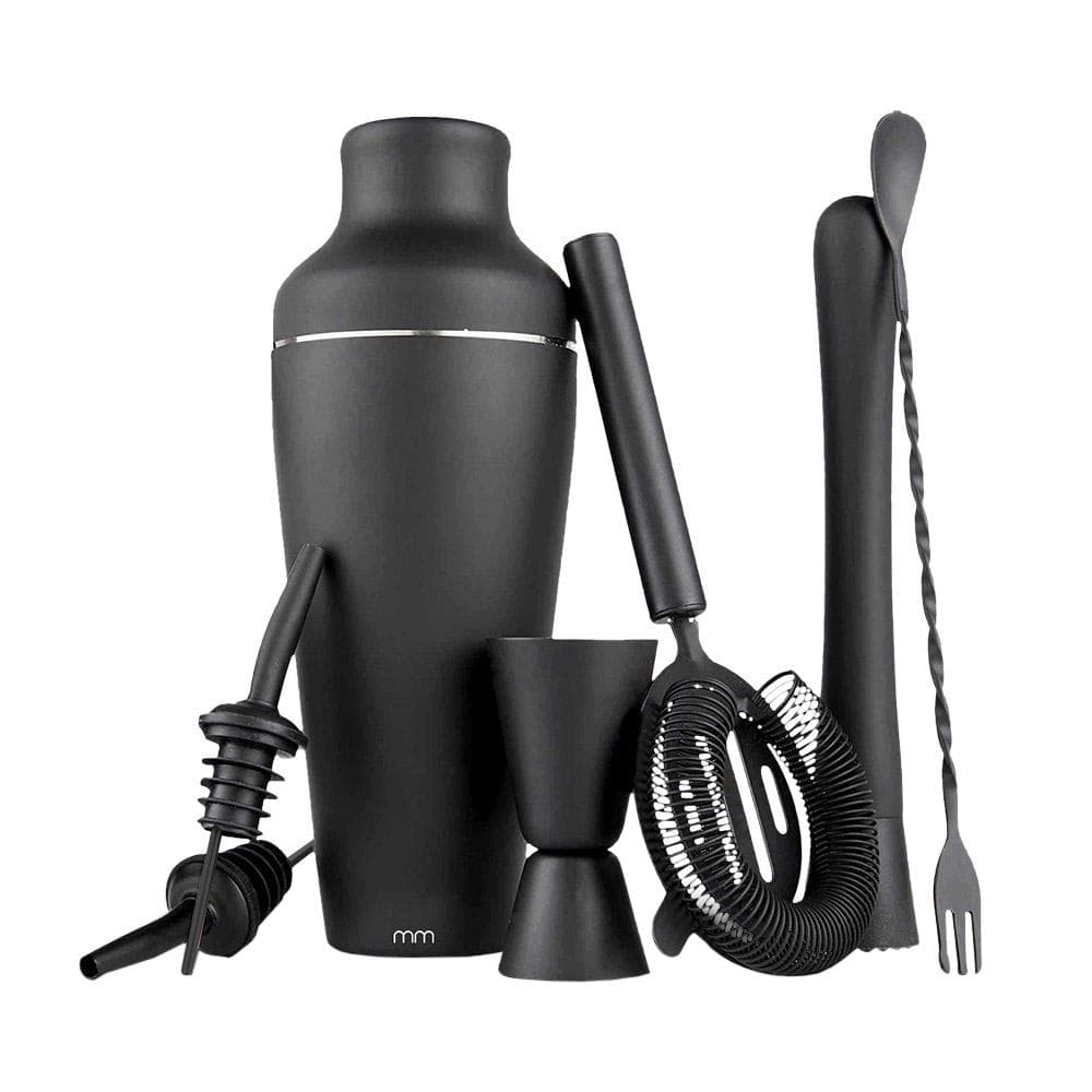 Cocktail Shaker Sett - Matt Svart