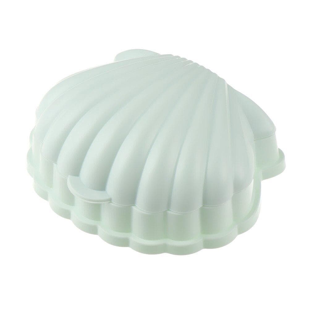 Bærbar såpekopp - skjell - plast