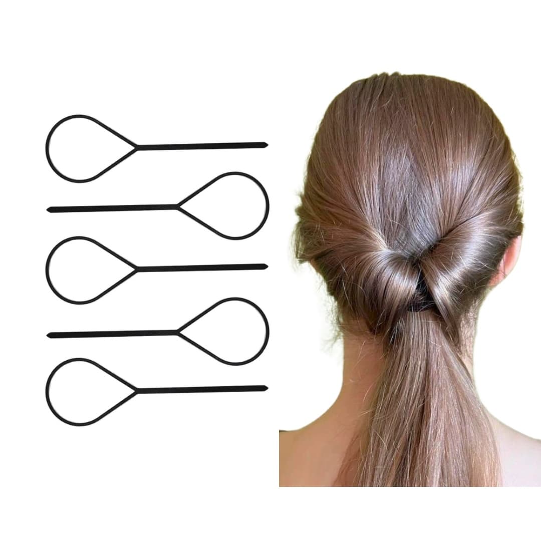 5x Hair topsy tail tool
