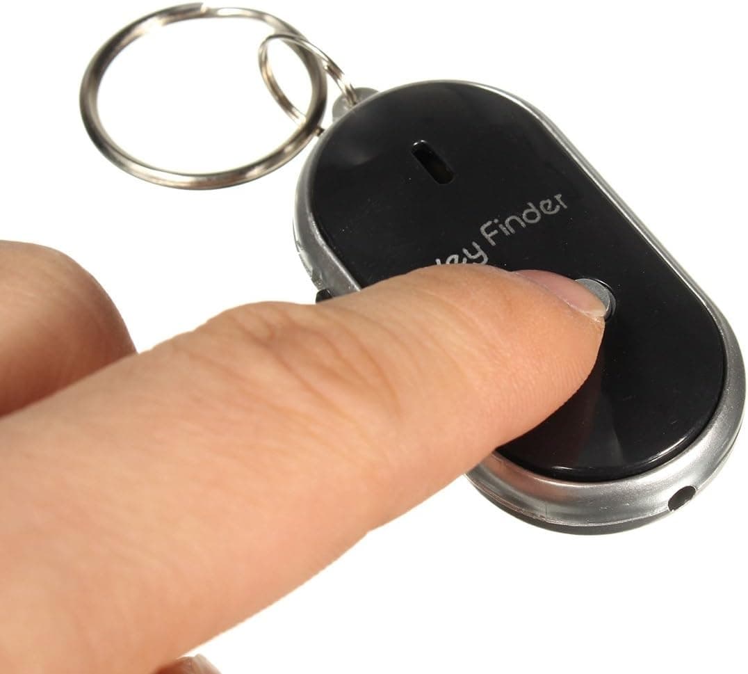 Nøkkel-finner - Vissle så den begynner å pipe og blinke. Key-finder