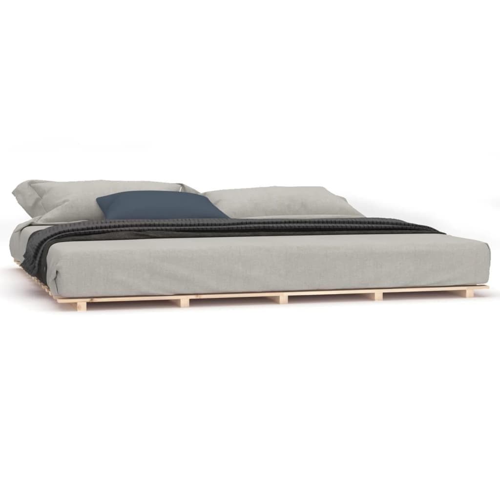 vidaXL Sengeramme 180x200 cm heltre furu