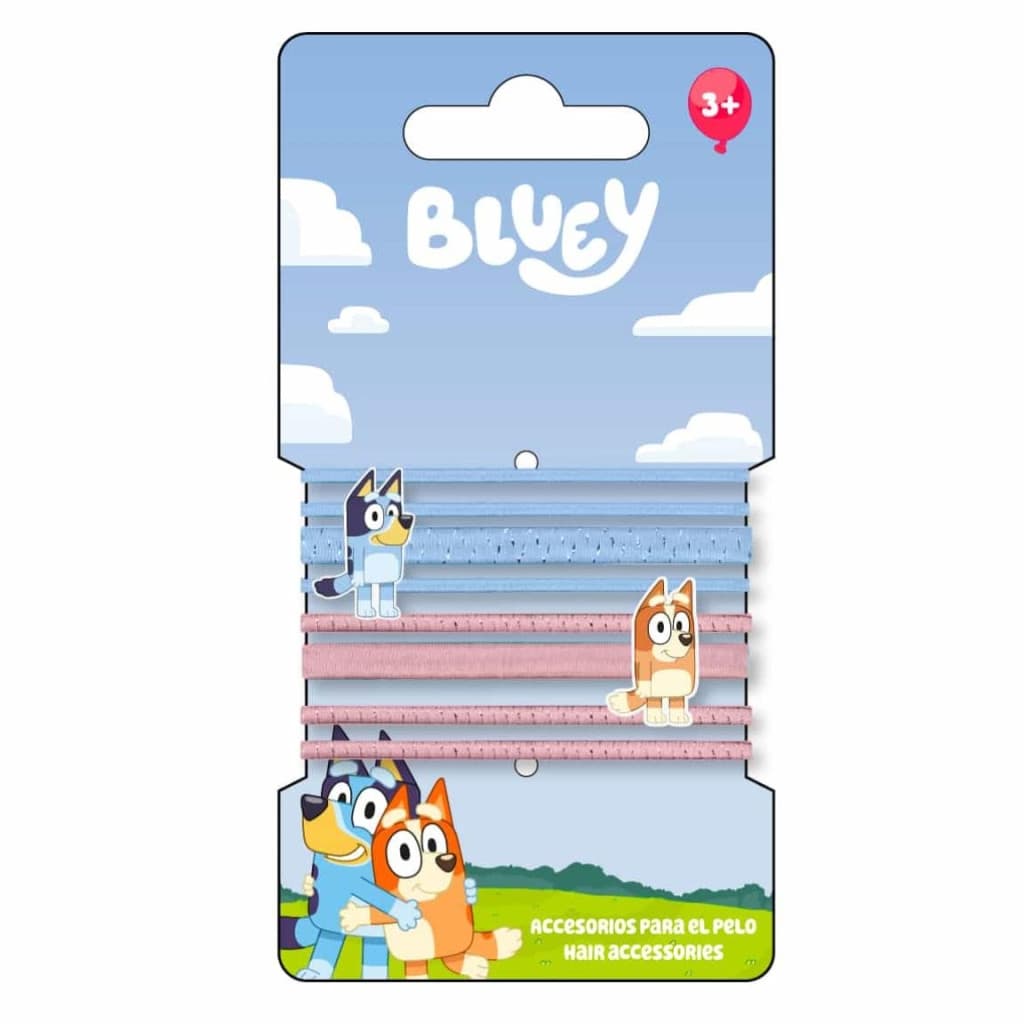 Bluey hårbåndsett 8 deler - Stilige og fargerike tilbehør for barn