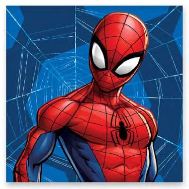 Spider-Man Håndkle, Ansiktshåndkle, Klut 30x30 cm - Perfekt for Superheltfans!