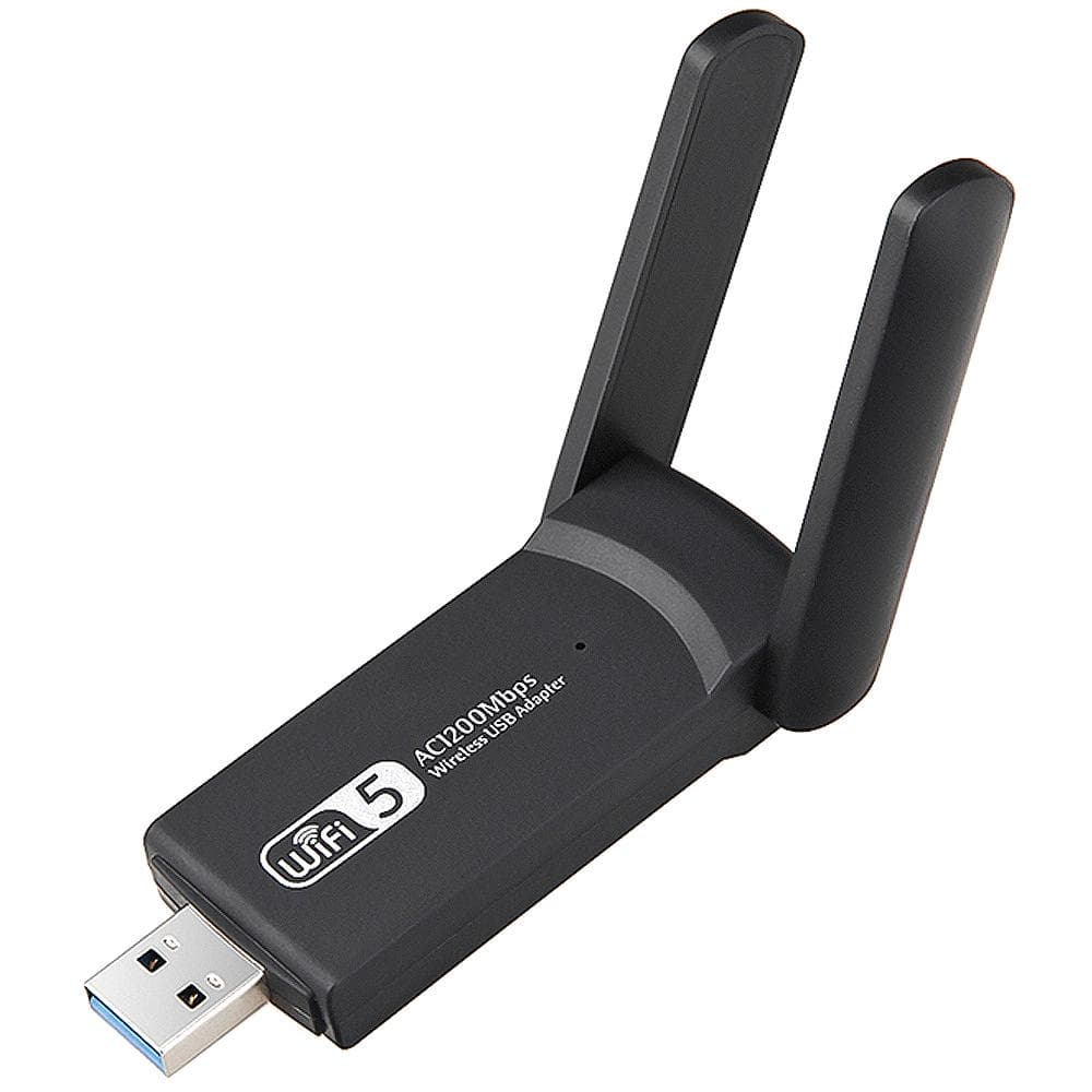 Trådløst USB-nettverkskort AC1200 - WiFi-adapter med antenner