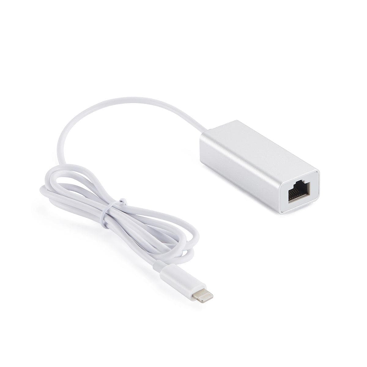 NÖRDIC Lightning (ikke MFI) til 10/100 Mbps Ethernet Network Adapter 1M White