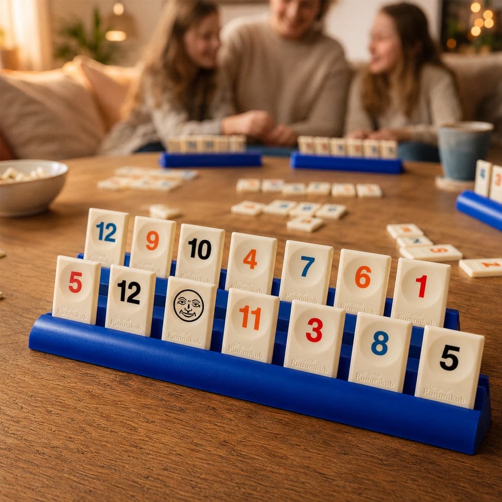 Rummikub – klassisk familiespill med tall, taktikk og strategi for 2–4 spillere