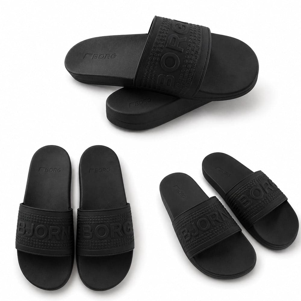 Slippers / Badesandaler fra Björn Borg Sandaler i Sort eller Marineblå