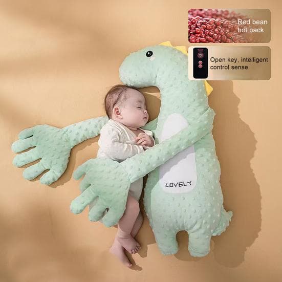 Baby Patter for Sleep Hjort Småbarn Pute Baby Patting Sovende Leke Butt Grønn