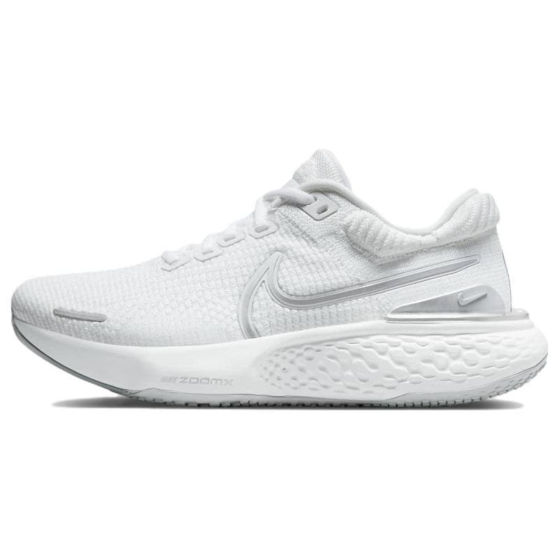 Nike ZoomX Invincible Run Flyknit 2 'White Metallic Silver' Joggesko for kvinner, fritid DC9993-101 cm