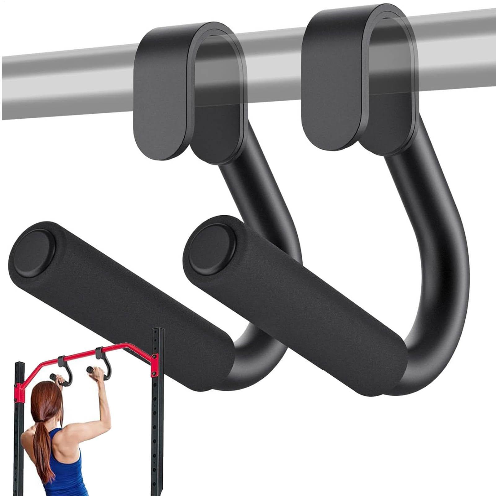 Pull-up håndtak Kraftige multifunksjonelle håndtak for pull-ups og markløft Ergonomiske treningshåndtak Treningsstudio-tilbehør