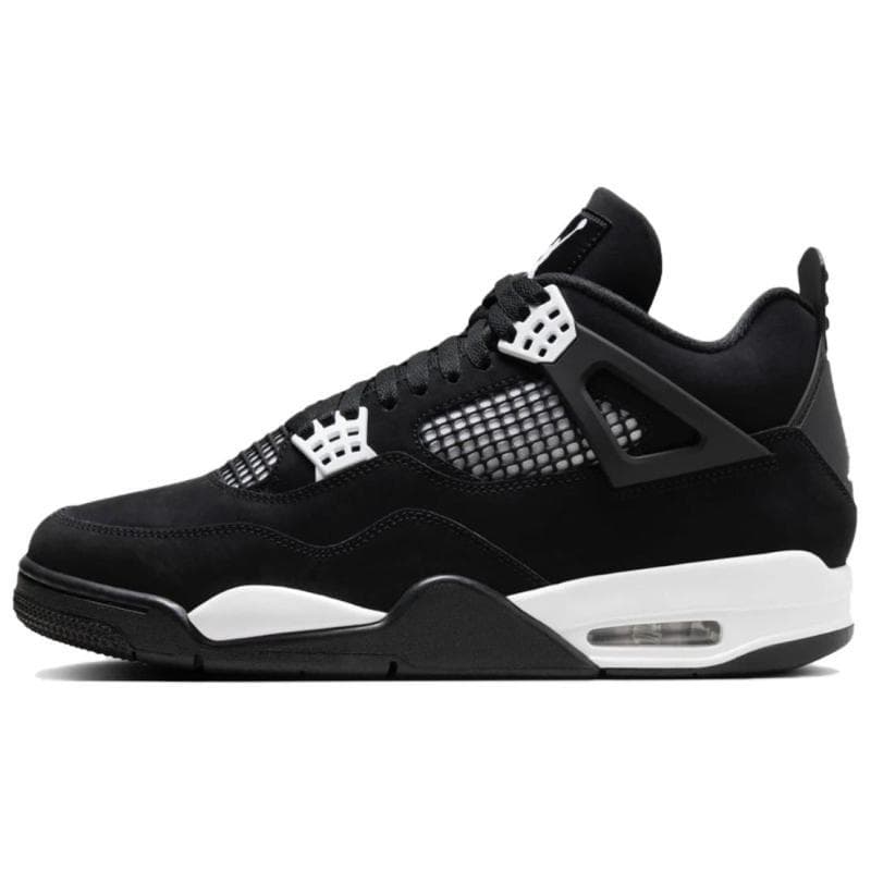 Jordan 4 Retro White Thunder Jordan FQ8138-001 cm svart hvit farge
