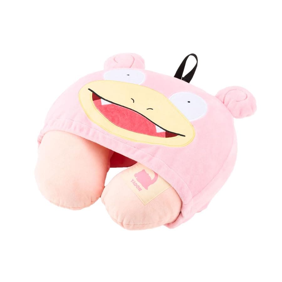Pokemon Hette Hals Rosa Pokemon Kiste Reisetilbehør Pute, Slowpoke, Belte, Én-Berøring Rosa