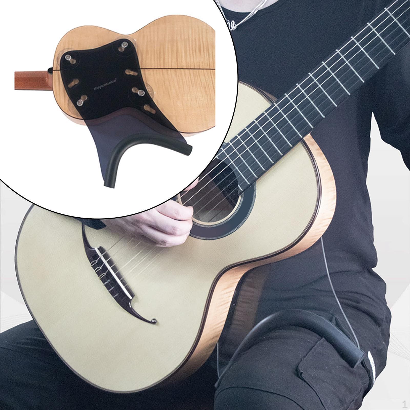 Akustisk gitarstativ, Sammenleggbart universelt stativ, Bærbare stativer for elektrisk ren