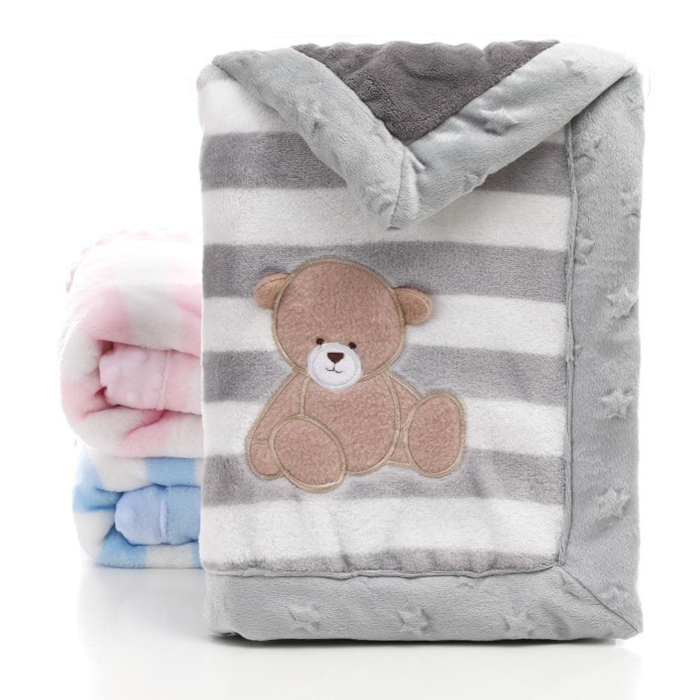 Babytepper Nyfødt spedbarn Bebe Tykk flanell swaddle-teppe til babyprodukter Sengeteppe