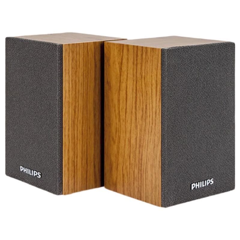Philips SPA20 Skrivebords Bluetooth-høyttaler i tre CN-plugg (adapter inkludert)