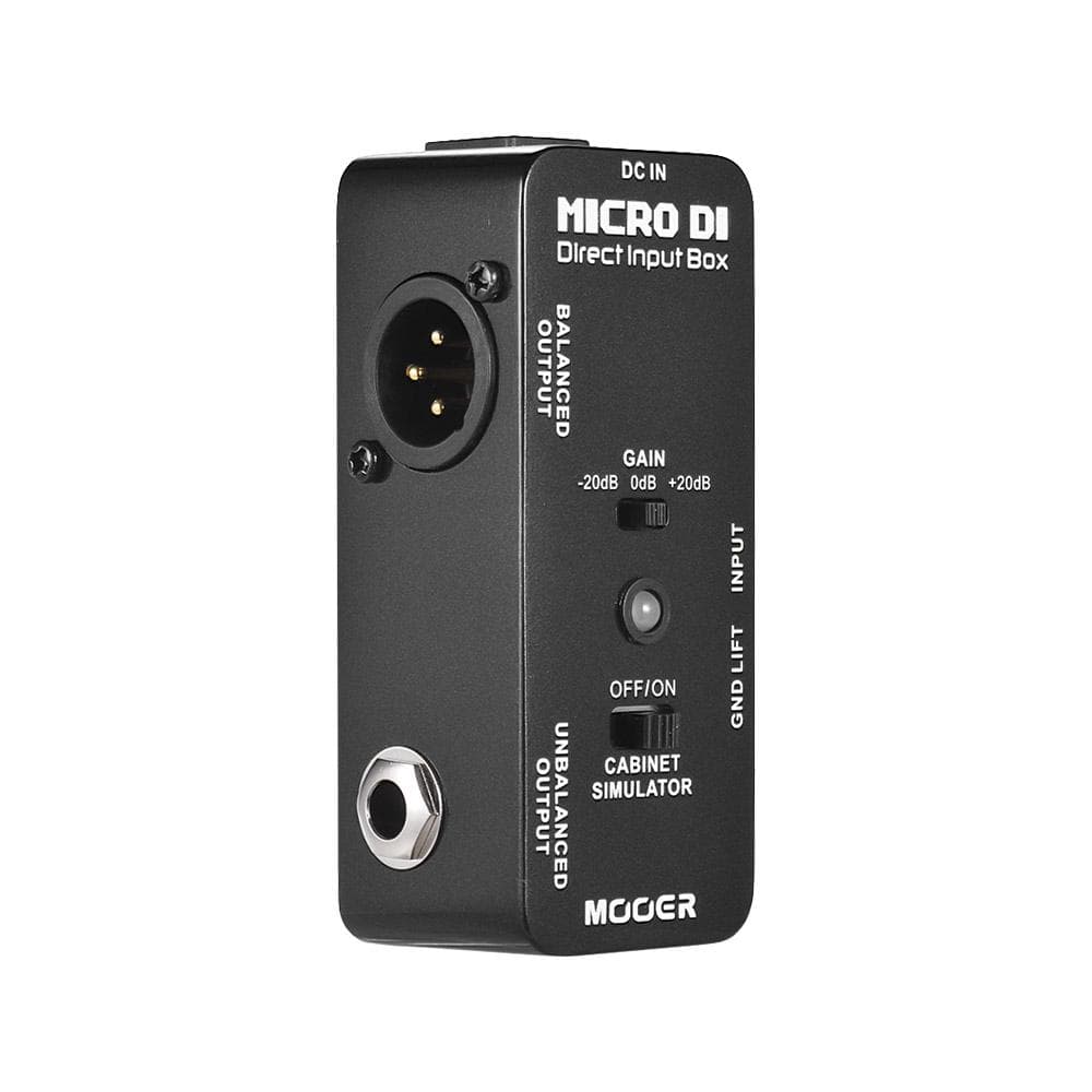 MOOER MICRO DI Kabinettsimulator DI Box Gitareffektpedal Full Metal Shell