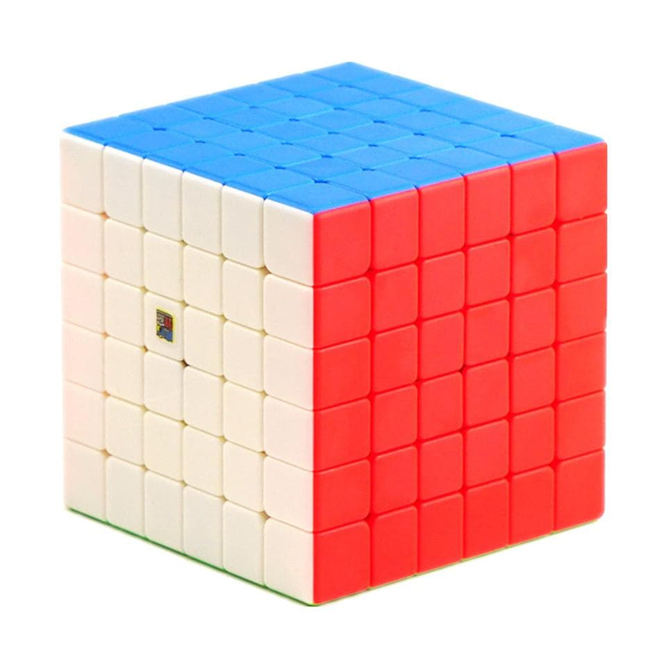 Meilong 6x6 Magic Cube 66 mm Størrelse Klistremerkeløs 6x6x6 WCA-konkurranse Lærings- og pedagogiske leker for barn gave
