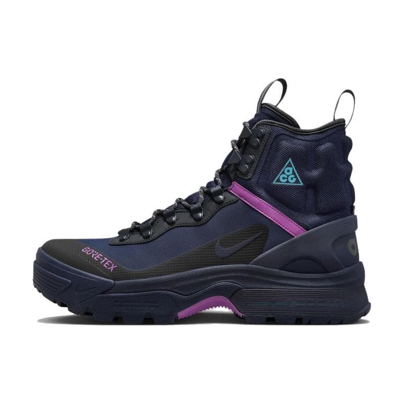 Nike Acg Air Zoom Gaiadome Gore Tex Obsidian Hyper Violet Sneakers Fritidssko DD2858-401 cm mørk blå farge