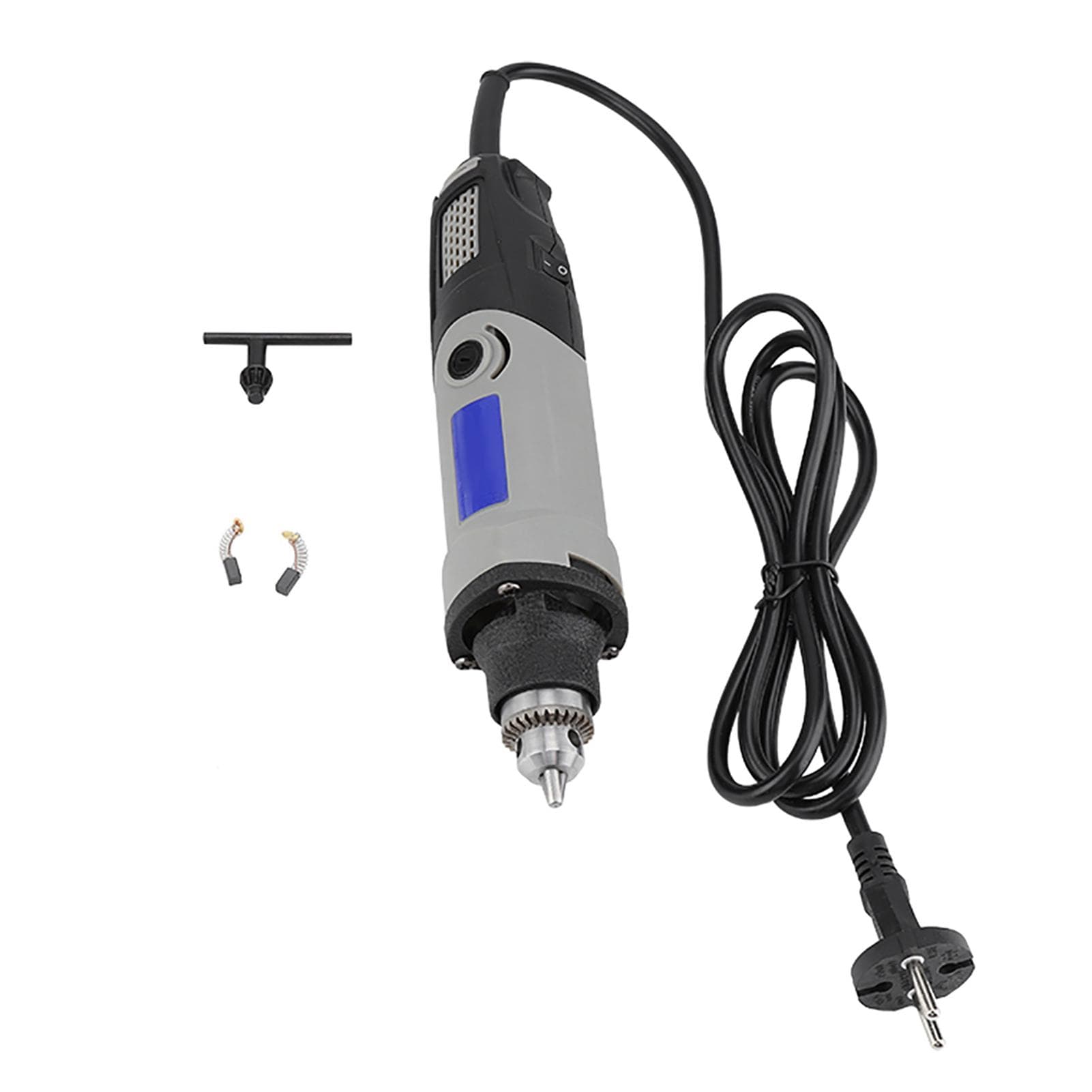 400W elektrisk rettsliper, elektrisk drill, 6 posisjoner, variabel hastighet, roterende verktøy