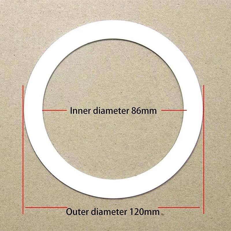 LED Spotlight Downlight O-ringer Hvit Lampeskjermring Adapter Skjulte Avstandsstykker Shims Skiver Lysstativ Forlengelsespakninger
