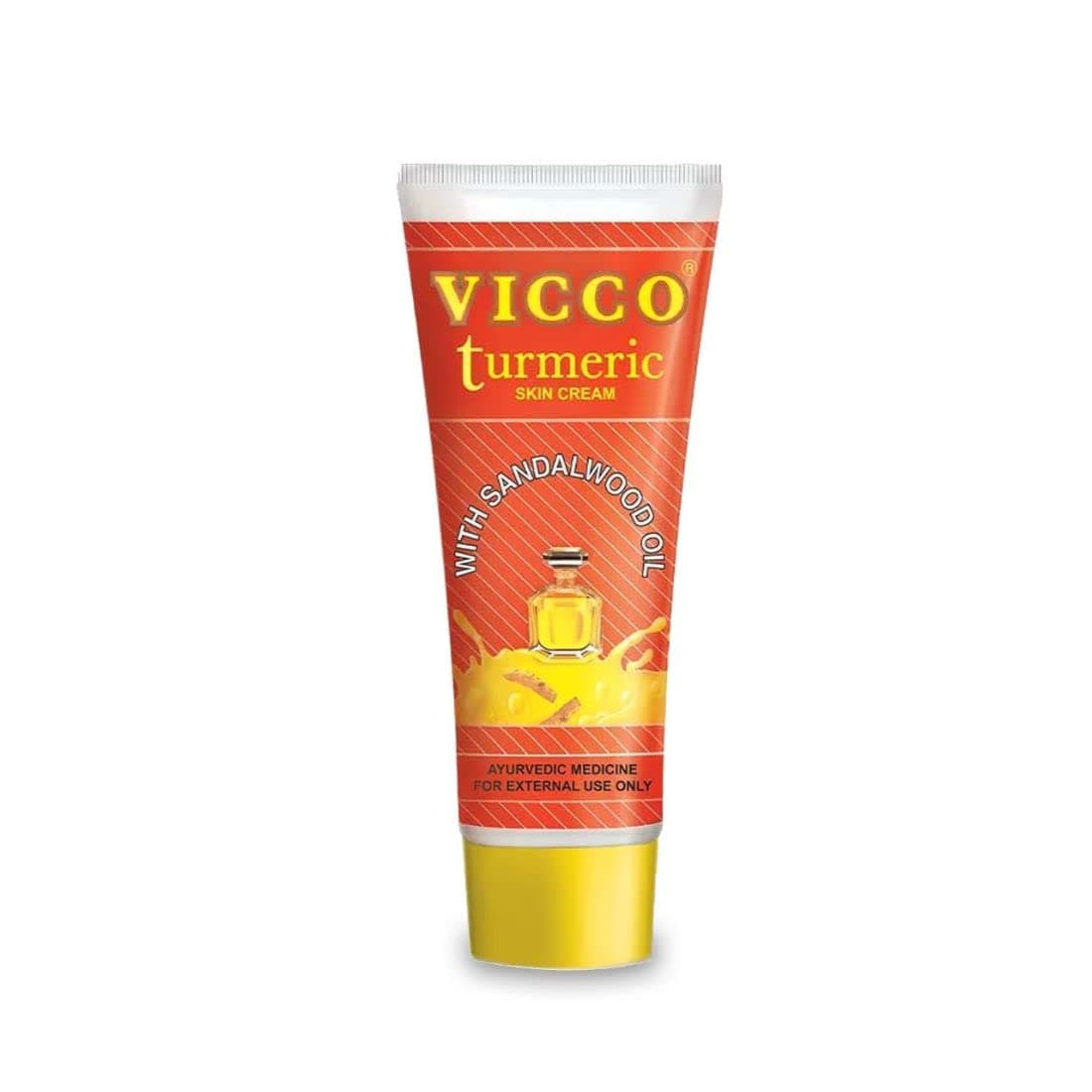 Ansiktskrem med gurkemeie (50 ml), Gurkemeie Hudkrem Vicco