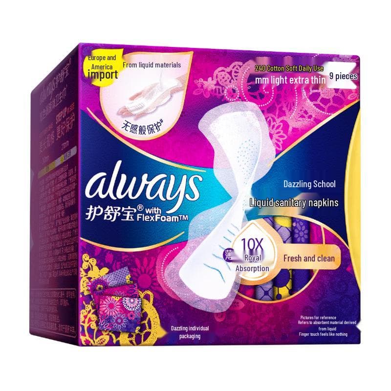 Whisper Radiant flytende sanitetsbind