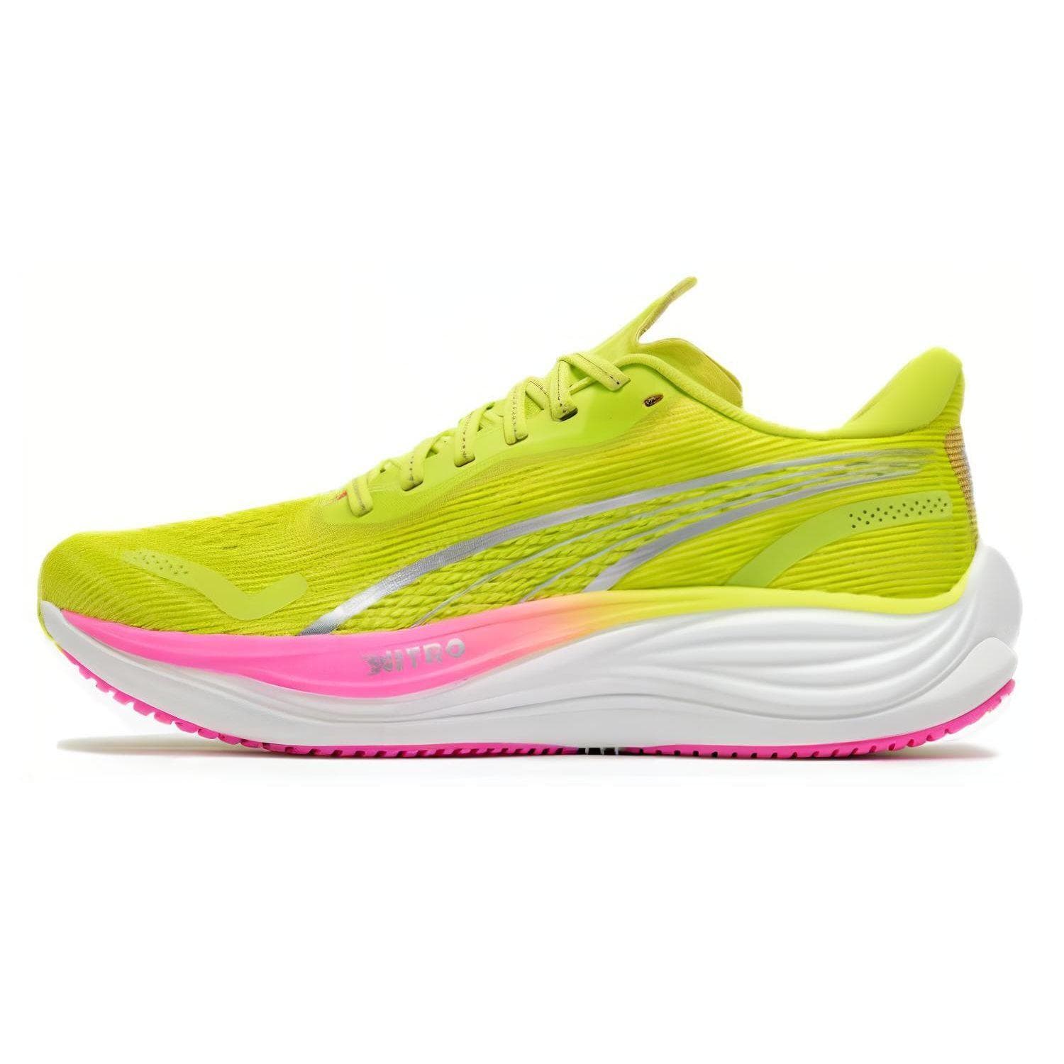 Puma Velocity Nitro 3 Komfortable Allsidige Sport Løp Racing Sklisikre Holdbare Lavsko Fritidssko Damesneaker Gul 380081-02 cm