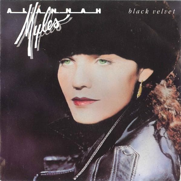 7-tommers Plate ALANNAH MYLES Black Velvet 7567887427 Atlantic 1990 Europa Rock Brukt