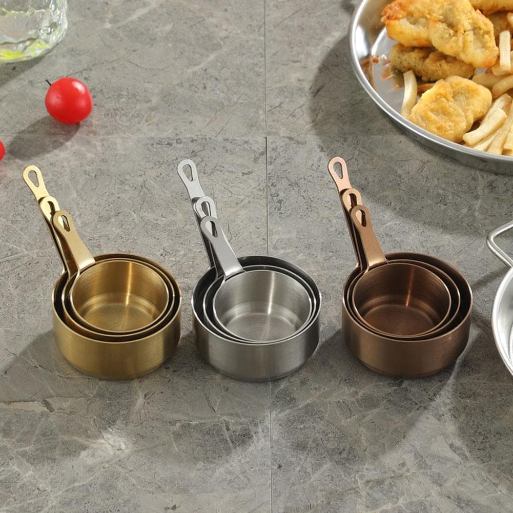 Mini Kasserolle Rustfritt Stål Merk Pakkeinnhold Non-stick gull