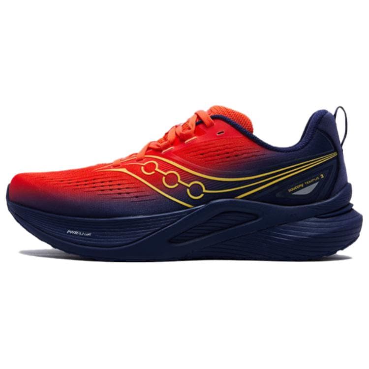 Saucony Tempus 3 Komfortable Allsidige Løpesko Unisex Løpesko Rød Blå S28251-3 cm