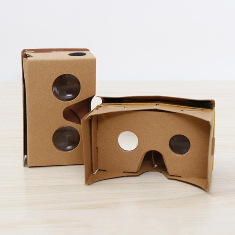 1 stk Google Cardboard 3D Vr Virtual Reality-briller for Android eller telefon Ny Vr-modell gjør det selv forvandle enheten din til en stor skjerm