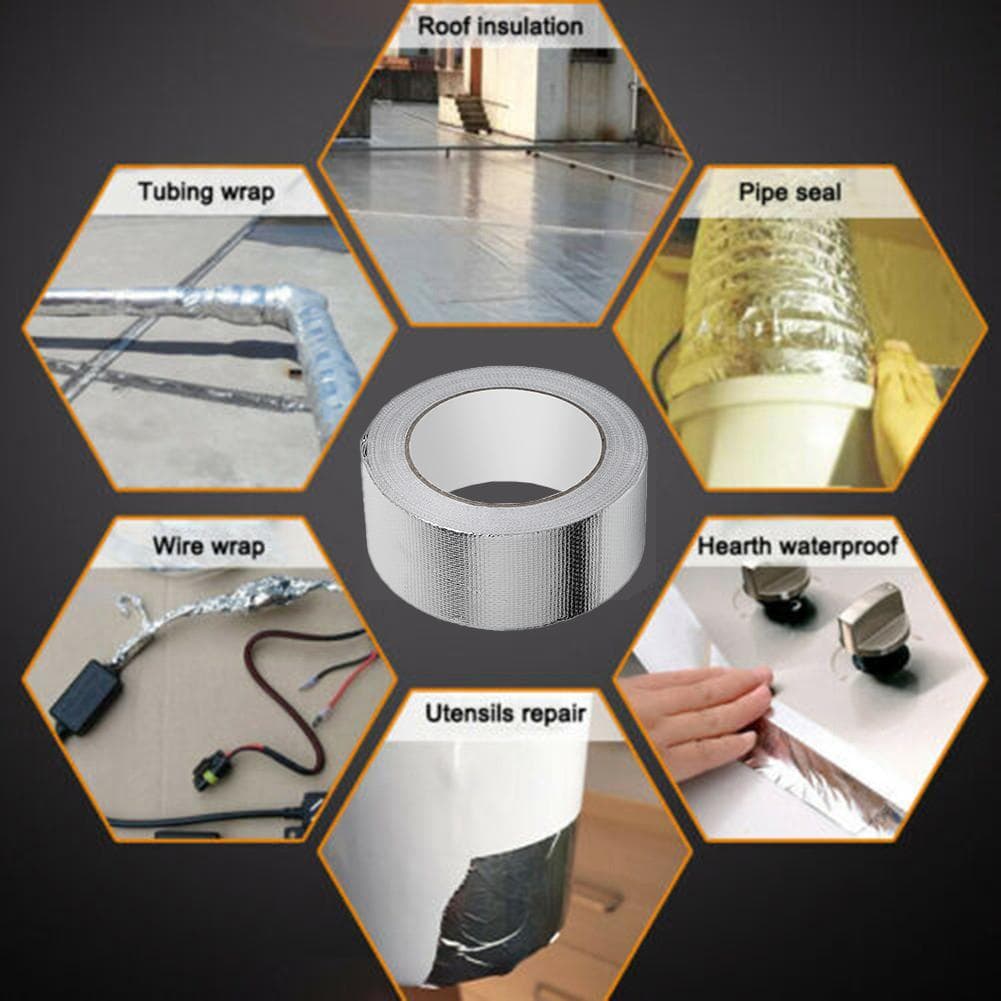 Selvklebende Varmeskjold Wrap Tape Aluminium Bildeler