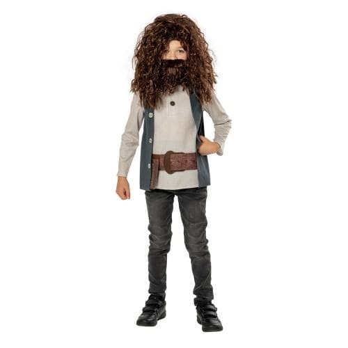 Harry Potter Boys Hagrid-kostyme cm brun/Grå