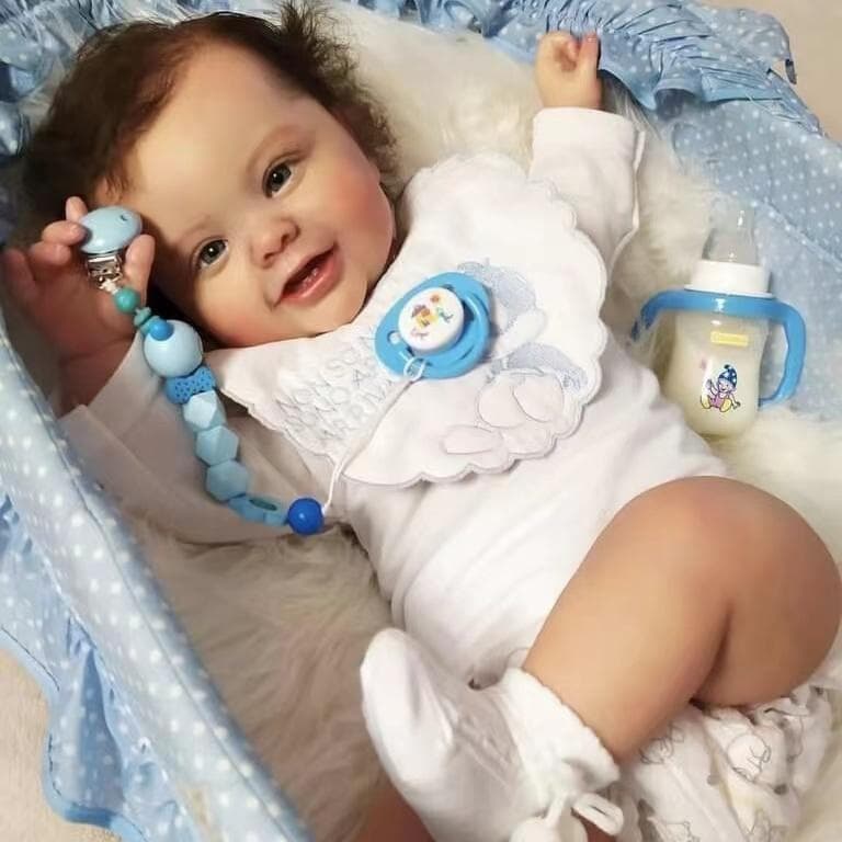 Reborn Doll 50cm Cokela Boy-Silicon Doll med full kropp