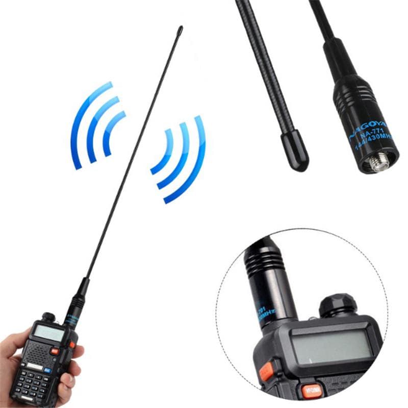 Na-771 Sma-F Dual Band High Gain radioantenne for Baofeng Uv-5R Kenwood