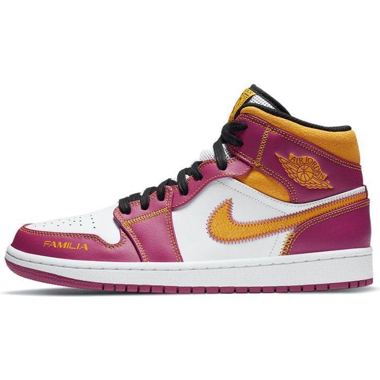 Air Jordan 1 Mid Día de Muertos Herresneakers Lilla DC0350-100 cm