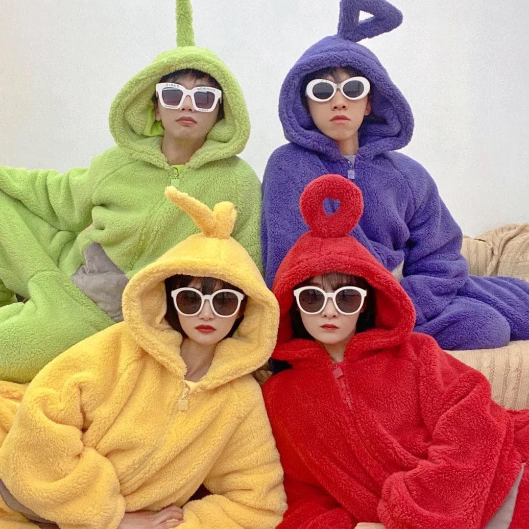 Unisex kostymer Disi Onesies Lala Cosplay Pyjamas Voksen Pyjamas Dyre Nattøy Jumpsuit cm Gul