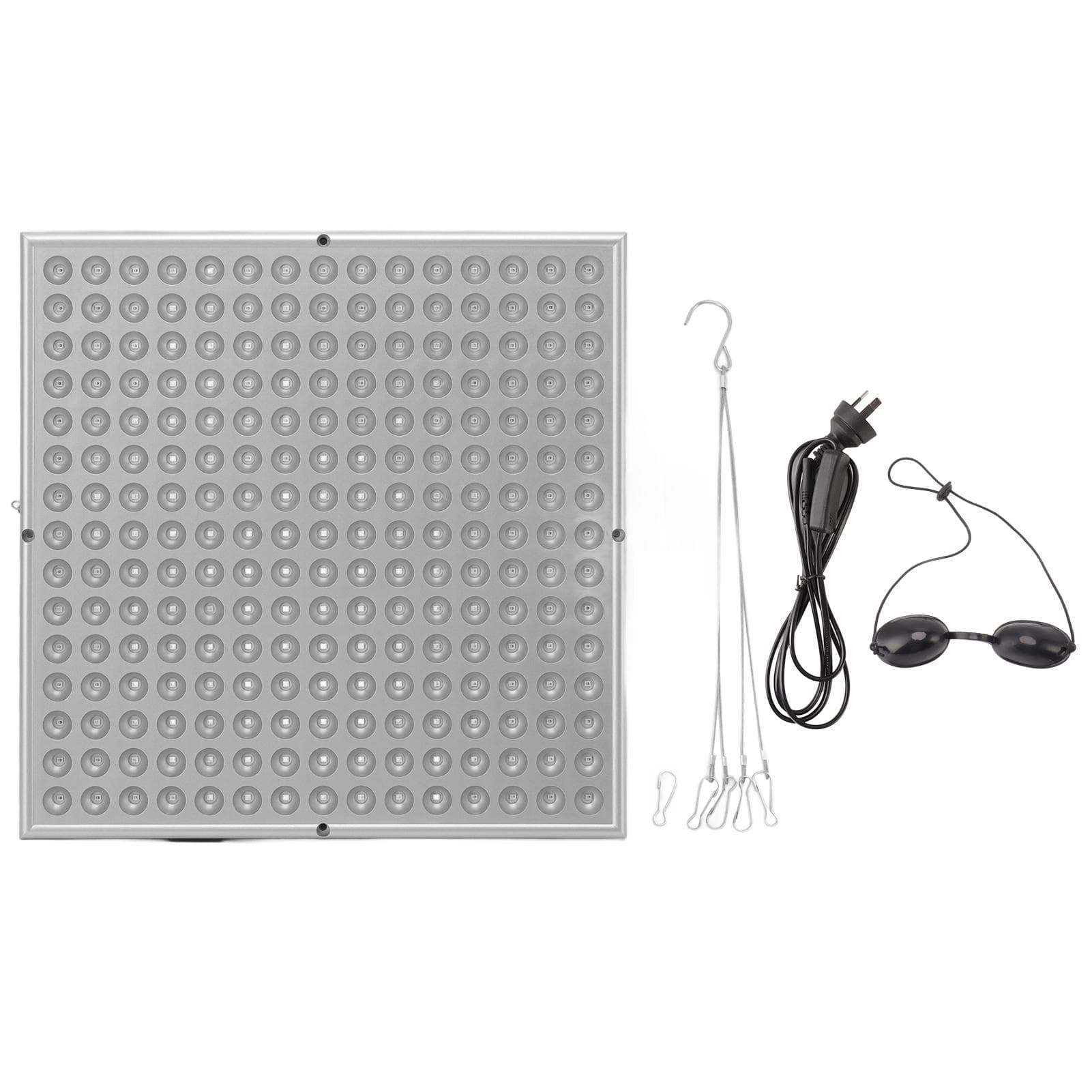 Ansikt Kropp Solarium Lampe 460nm Full Blå 225 LED Solbrunings Terapi Enhet med Briller 15W 100?240V AU