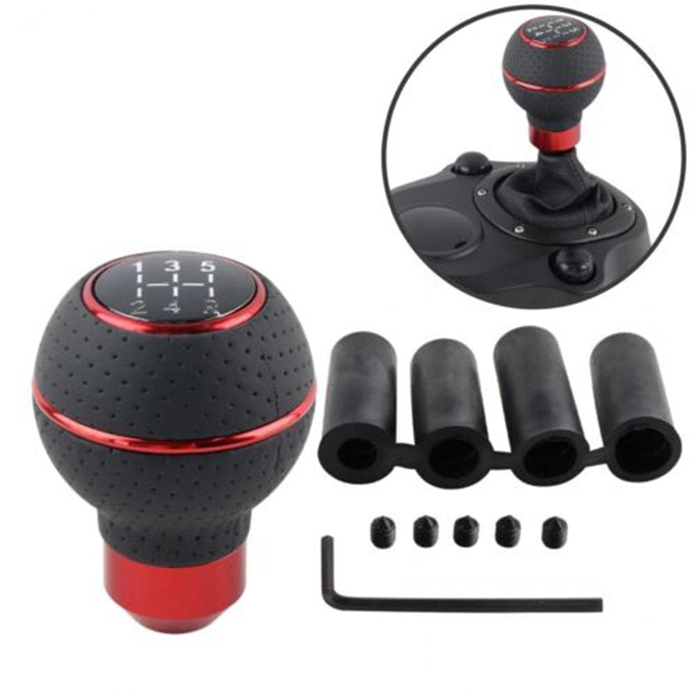 Universal 5-trinns manuell kuleskiftknapp for Logitech G923 G29 G27 G25 TH8A for Rød