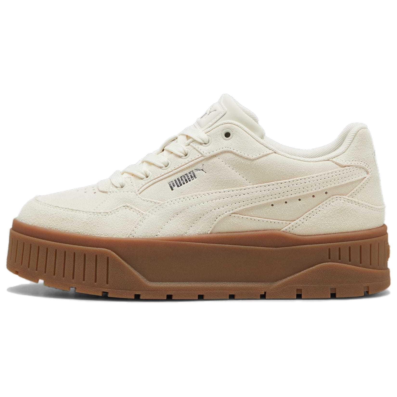 Puma Karmen Lett Mote Lavsko Sneakers Dame sneakers Beige 397462-04 cm