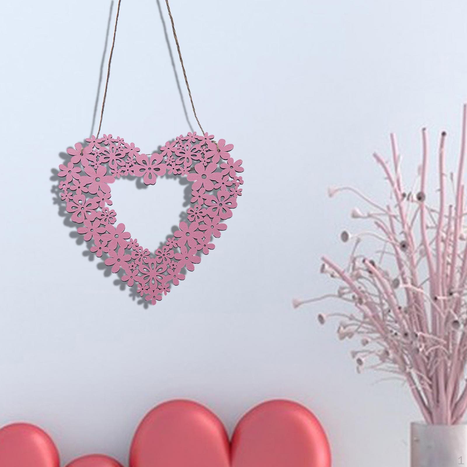 Hengende Hjertekrans for Valentinsdagsfeiringer og Gaver cm