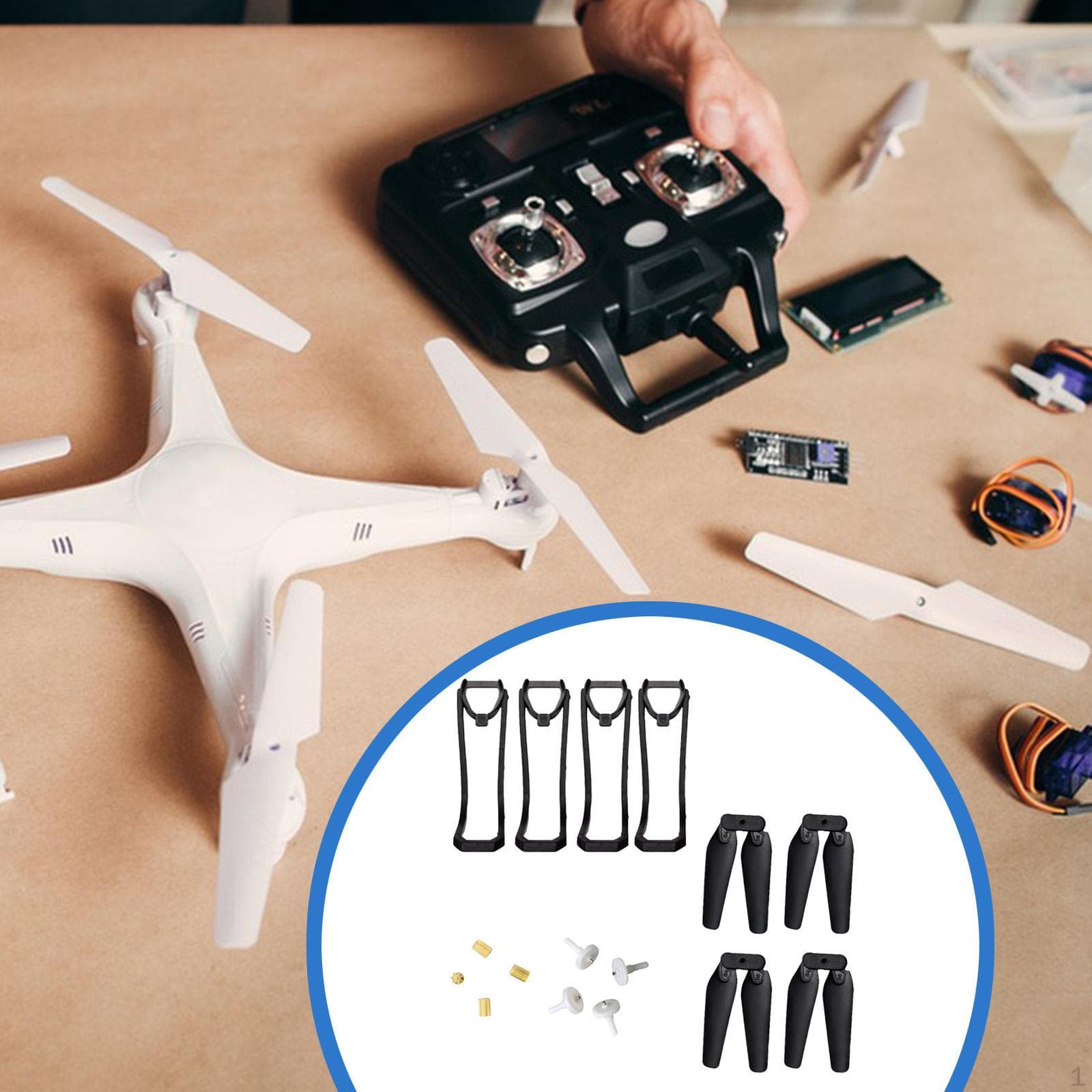 Sammenleggbar Quadcopter Reservedeler, Erstatning, Propell Ramme og Drev, Robust for E525 E99
