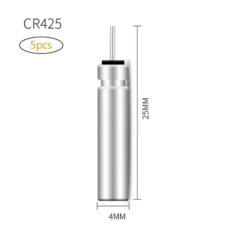5 stk/sett CR-311/CR-322/CR-425/CR-435 Batterier Fiskefløt for elektronisk utstyr Fiskefløt med batterilitiumstift