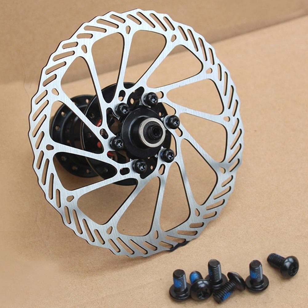 Rustfritt stål sykkel MTB bremseskiverotor + 6 bolter for G3 140/160/180/203 mm