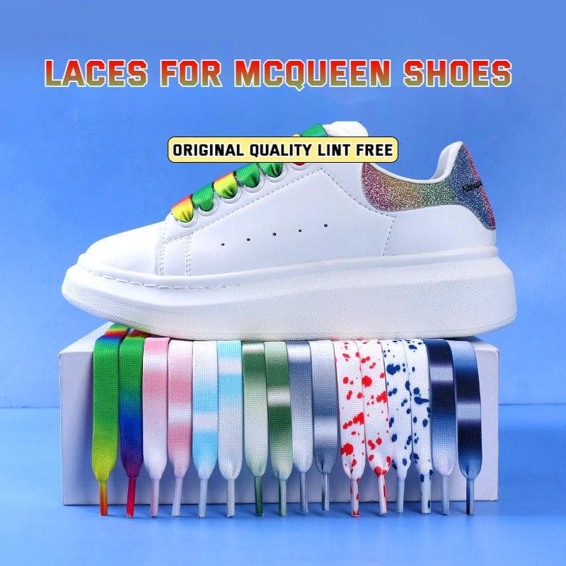 Fargerike Regnbue Skosnorer Flate Skosnorer for Joggesko Lisser Mote Uformell Gradient Skosnorer Sko 1,2 cm Bredde Skotilbehør 100cm
