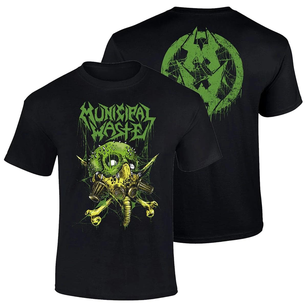 Municipal Waste Thrash Band Grafisk Bomulls-t-skjorte Herre Dame Kort Ermet Trykk T-skjorte Bomullstopper Mote Merke Sommer T-skjorte cm
