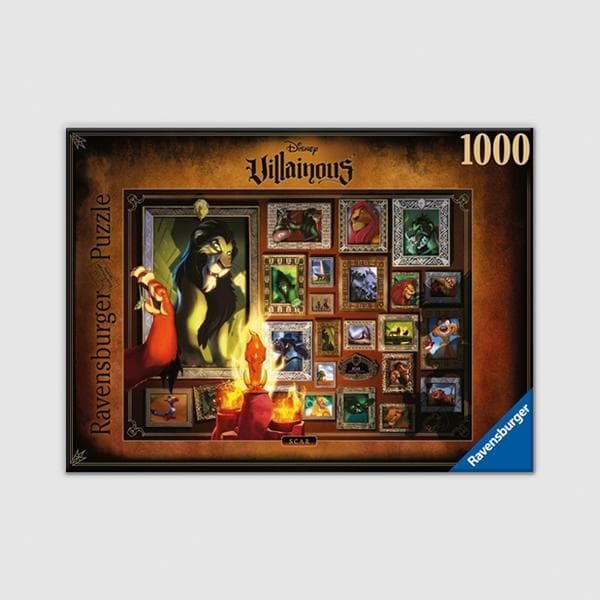Disney-skurk-puslespill Lion King Scar 1000 brikker